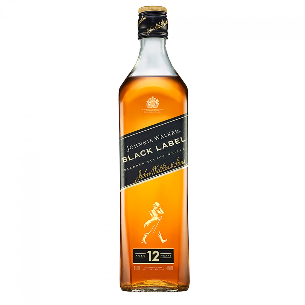 Johnnie Walker Black Label Blended Scotch Whisky 1L - Aelia ...